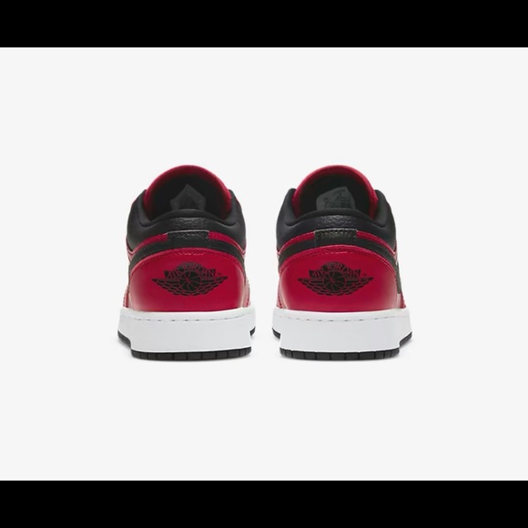 AIR JORDAN 1 LOW GYM RED / BLACK - Picture 4 of 14